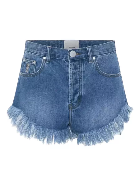 Pantaloni scurți din denim One Teaspoon albastru