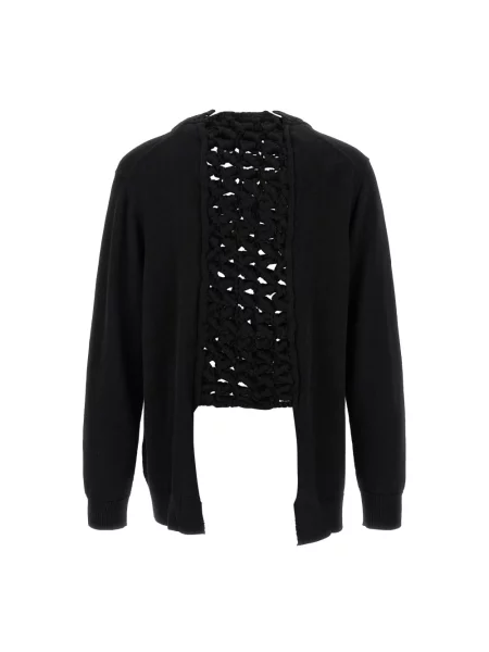 Kardigan Comme Des Garcons wełniany czarny