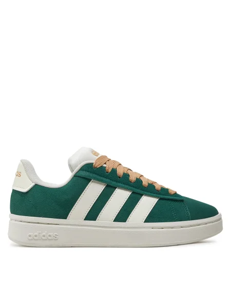 Semišové tenisky Adidas Campus zelená