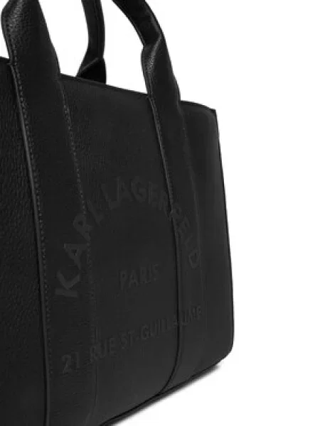 Shopper kabelka Karl Lagerfeld čierna