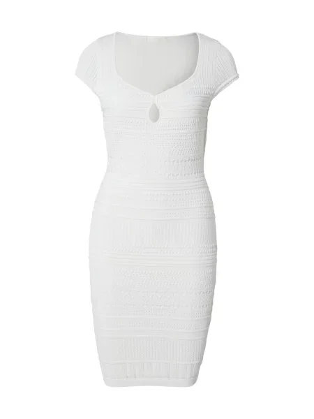 Guess Rochie tricotată alb