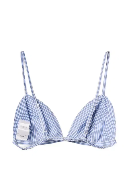 Ριγέ σουτιέν τριγωνάκι Hommegirls λευκό
