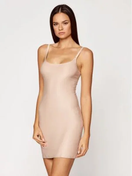 Tempti nepaminkštintas kostiumas naktiniai marškiniai Chantelle smėlinė