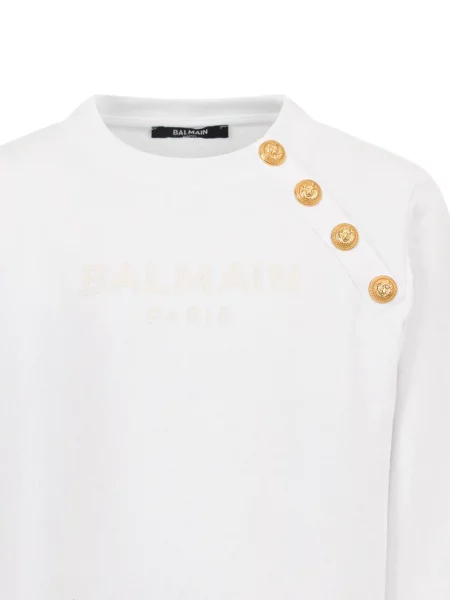 Sweter dziecięcy Balmain biały