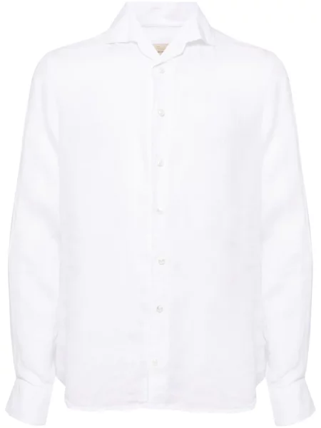 Lněná košile Aurélien bílá