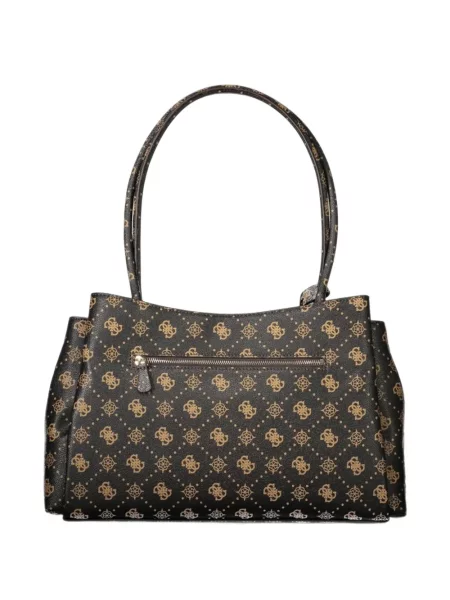 Geantă shopper Guess cu imagine maro