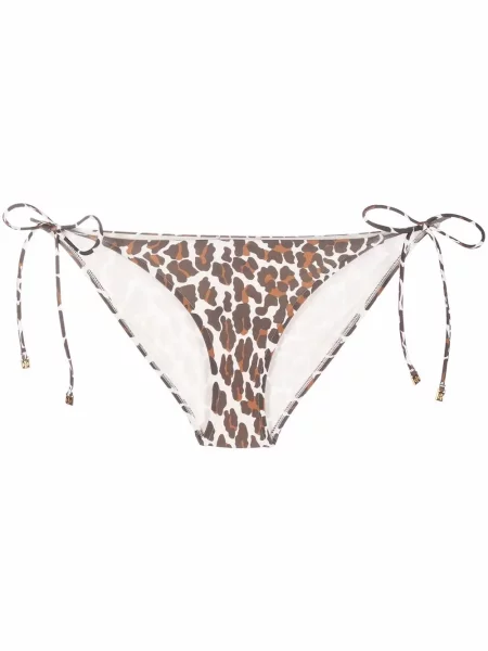 Bikini Tory Burch cu imagine cu model leopard maro
