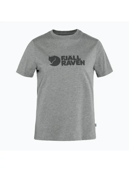 Koszulka trekkingowa Fjällräven Logo grey/melange szara