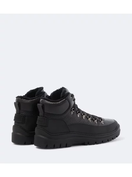Botine Bogner din dantelă negru