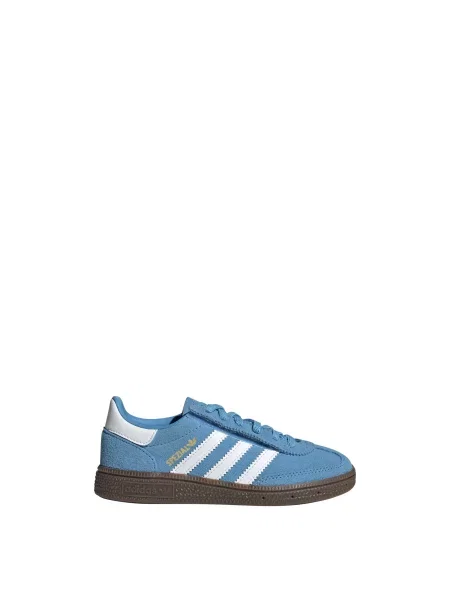 ADIDAS ORIGINALS Tenisky Handball Spezial svetlomodrá / zlatá biela