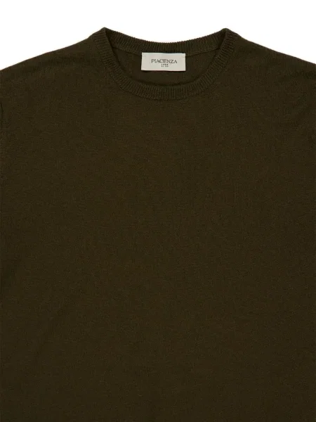 Pulover Piacenza Cashmere din cașmir lung verde