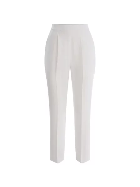 Pantaloni Pinko conici alb
