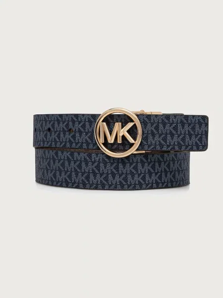 MICHAEL Michael Kors oboustranný pásek dámský z imitace kůže modrý