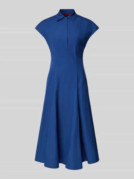 Rozkloszowana sukienka casualowa z czystej bawełny model GIORNO' Max&co.