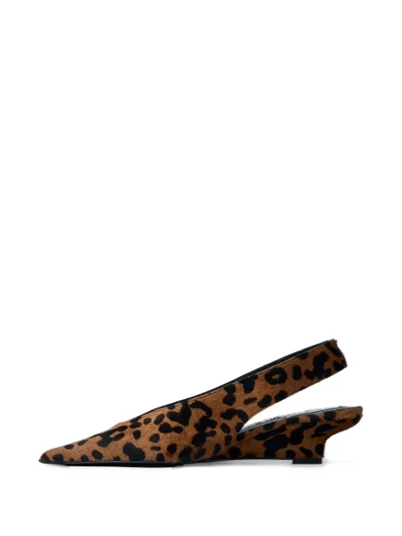 Pantofi cu toc Toteme cu imagine cu model leopard maro