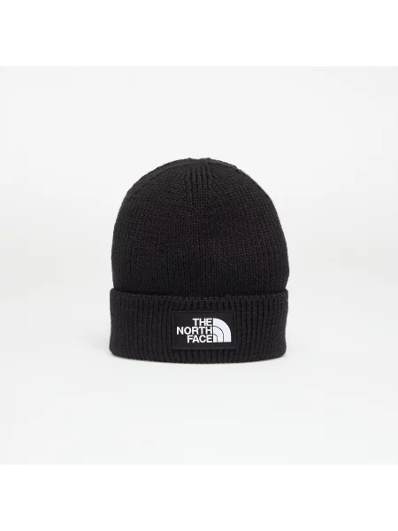 Шапка The North Face Tnf Logo Box Cuffed Beanie Black OS черно
