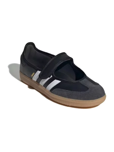 Balerinki Adidas Originals skórzane czarne