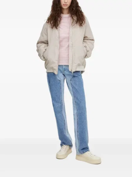 Карирани дънки straight leg Levi's® с шипове кафяво