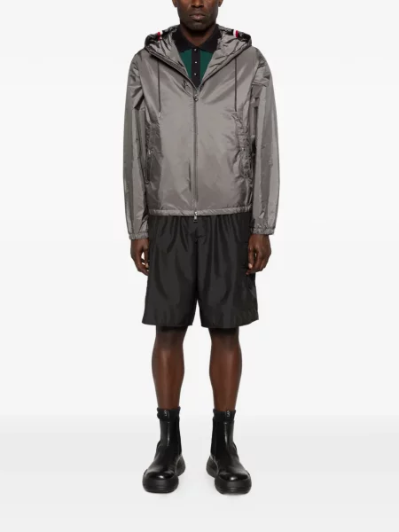 Polo Moncler cu broderie verde