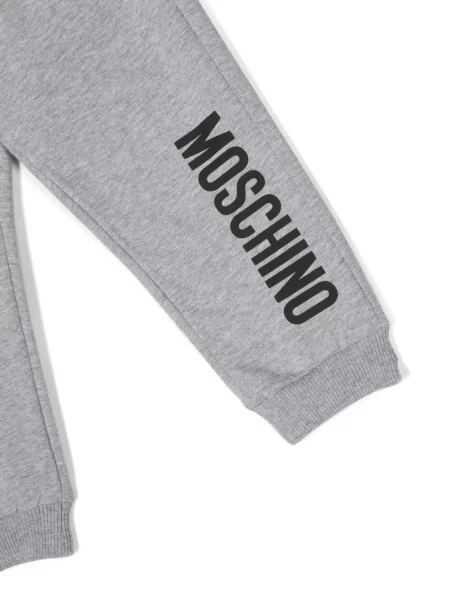 Spodnie dziecięce Moschino szare