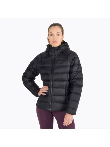 Jack Wolfskin péřová bunda Nebelhorn Down Hoody černá