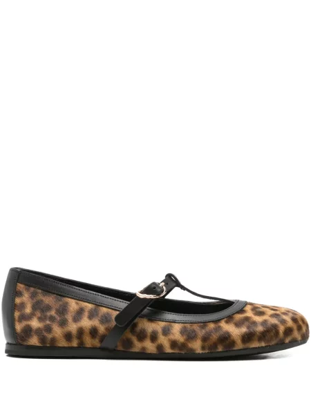 Балеринки Ancient Greek Sandals с принт с леопардов принт кафяво