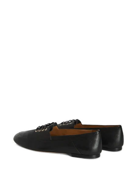 Кожени оксфордки Jil Sander черно