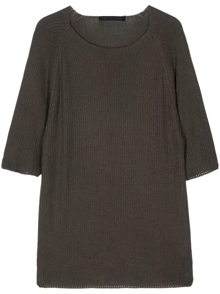 Dzianinowy krótki sweter Forme D’expression zielony