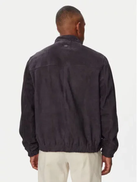 Tommy Hilfiger Bőrkabát Dc Essential Sötétkék