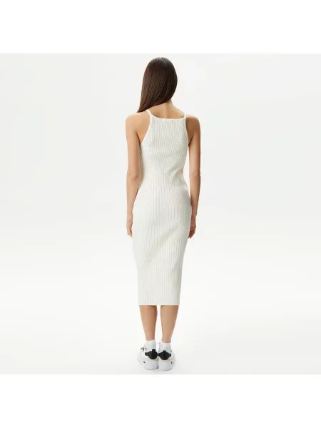 Lacoste Sukienka Lacoste beżowa