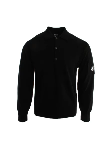 Sweter C.p. Company wełniany czarny