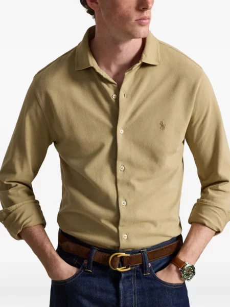 Șosete Polo Ralph Lauren cu model herringbone cu broderie plasă albastru
