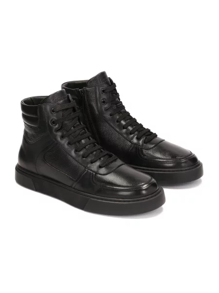 Sneakersy Kazar skórzane czarne