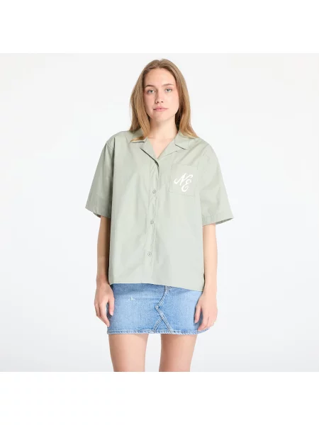 Košile New Era Revere Shirt Green L zelená