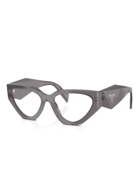 Ochelari de soare Prada Eyewear cu imprimeu geometric gri