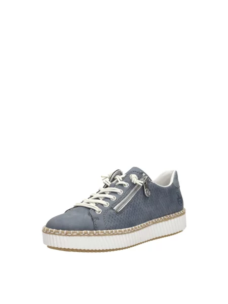 Sneakersy Rieker niebieskie
