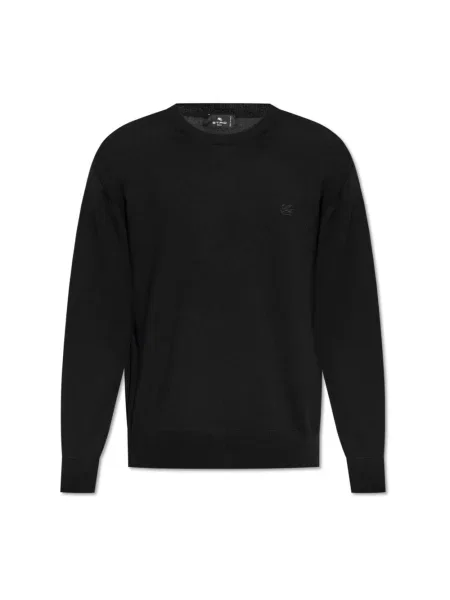 Sweter Etro wełniany czarny