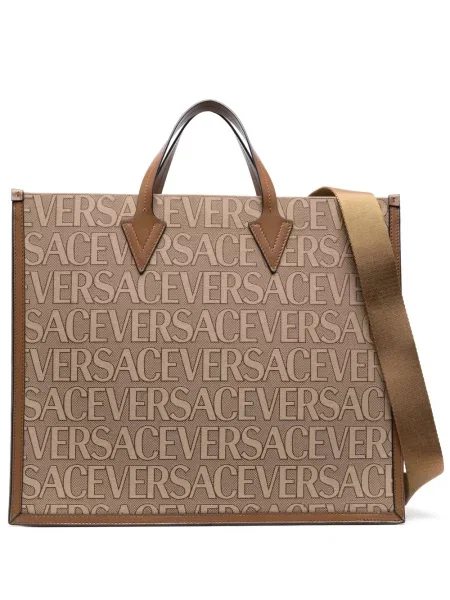 Geantă Versace maro