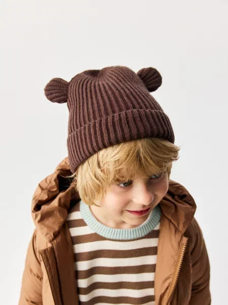 Детская шапка Reserved коричневая