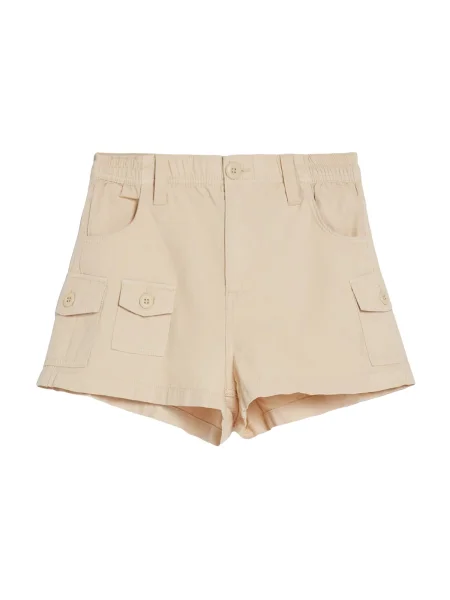 Bershka Cargo hlače pijesak