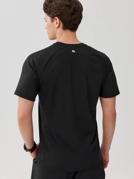 Koszulka treningowa szybkoschnąca Rough Radical Proof Tee czarna
