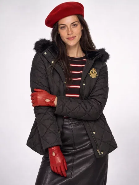Lauren Ralph Lauren prešívaná bunda dámska čierna
