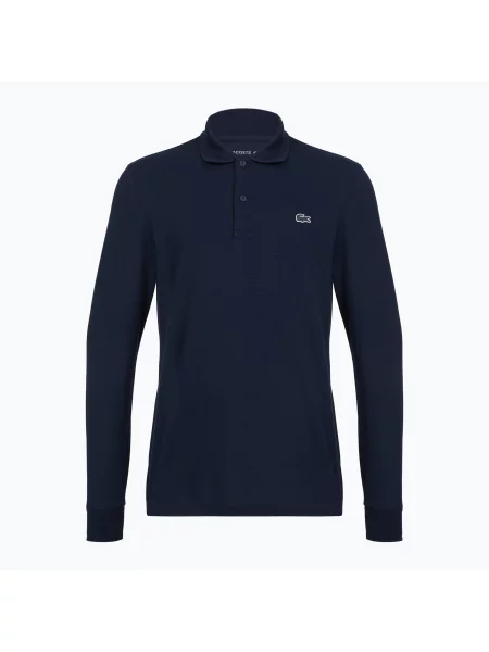 Лонгслів поло Lacoste navy blue синє