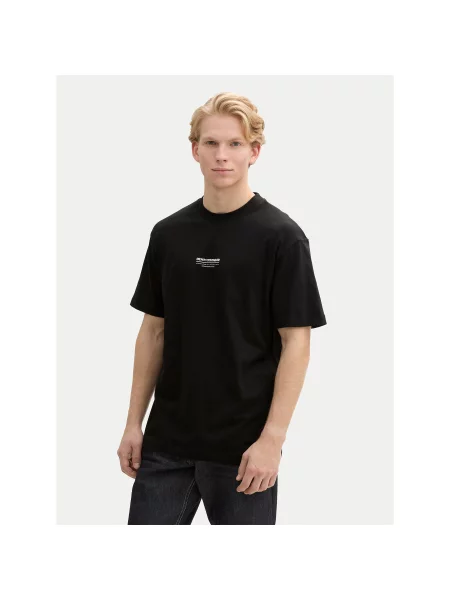 T-Shirt Tom Tailor Denim λευκό