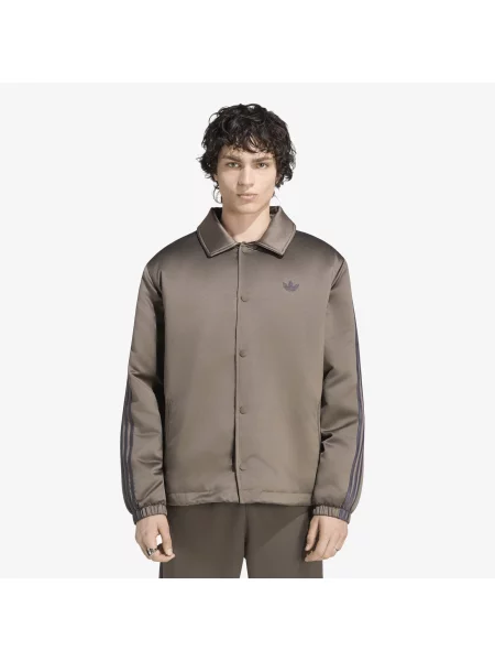 Bunda adidas 3 Stripes Satin Padded Jacket Branch L