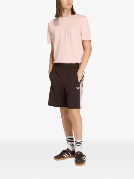 Tricou Adidas alergare cu șireturi din dantelă negru