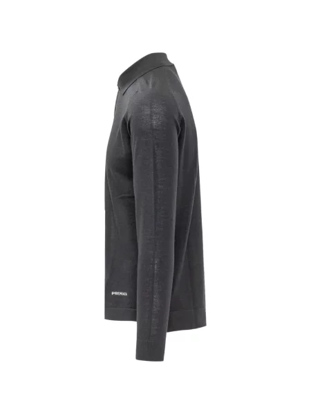 Μάλλινο μακρύς polo Premiata μπλε