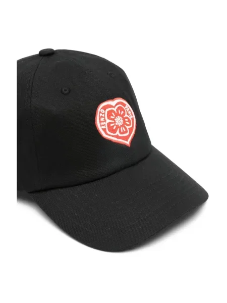 Czapka z daszkiem Kenzo z logo czarna