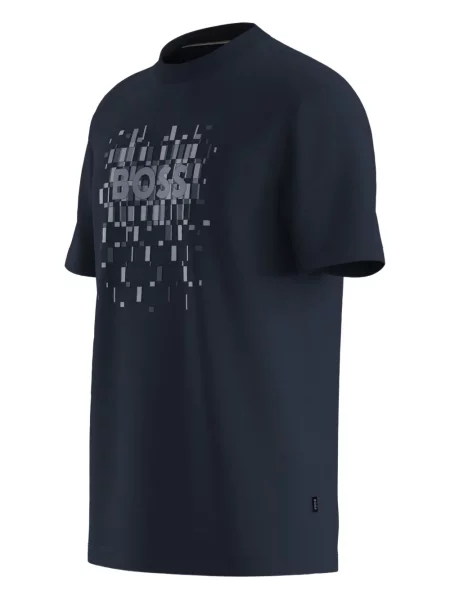 Tricou Boss cu imagine albastru