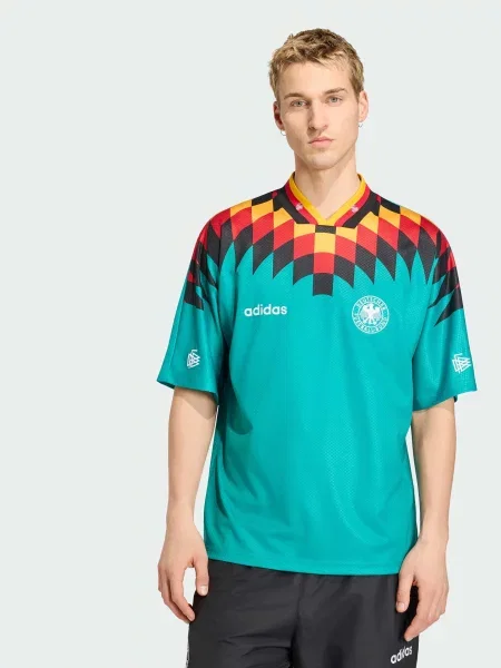Футболка adidas комбінований верх зелений